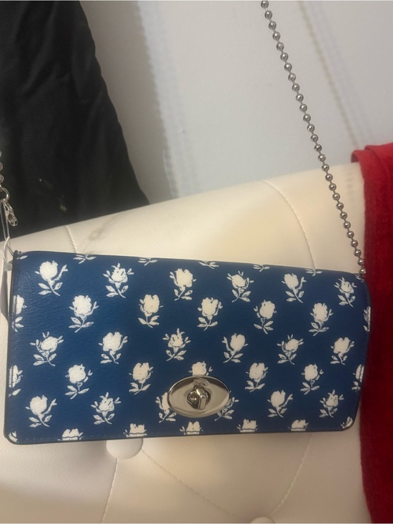 Coach Handbags - #22A Coach Floral Crossbody /Wallet w/ Silver Turnlock Creed: B1580-F53157 NWT